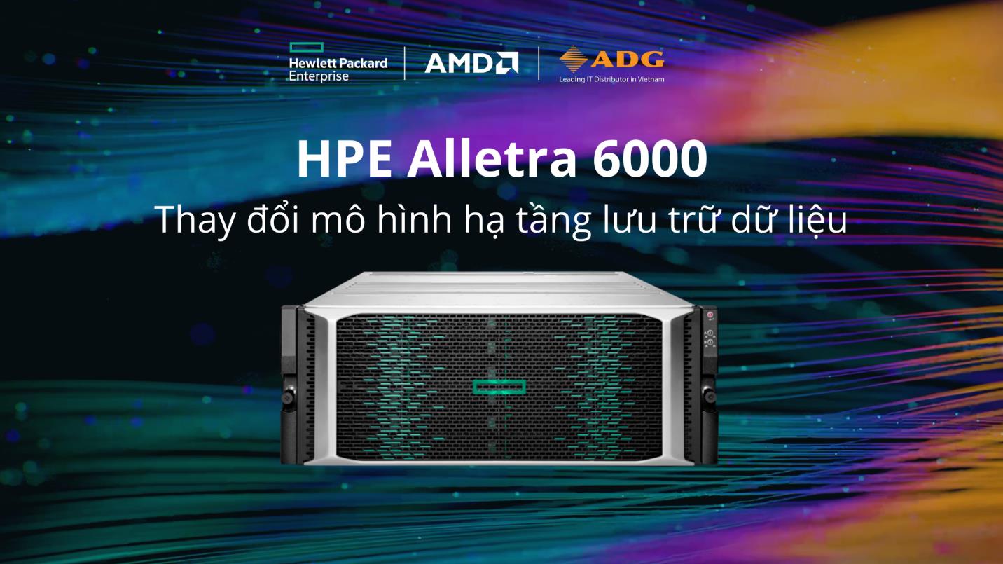 Nâng tầm trải nghiệm với giải pháp lưu trữ dữ liệu HPE Alltra 6000 - Ảnh 1. Nâng tầm trải nghiệm với giải pháp lưu trữ dữ liệu HPE Alltra 6000 - Ảnh 1.