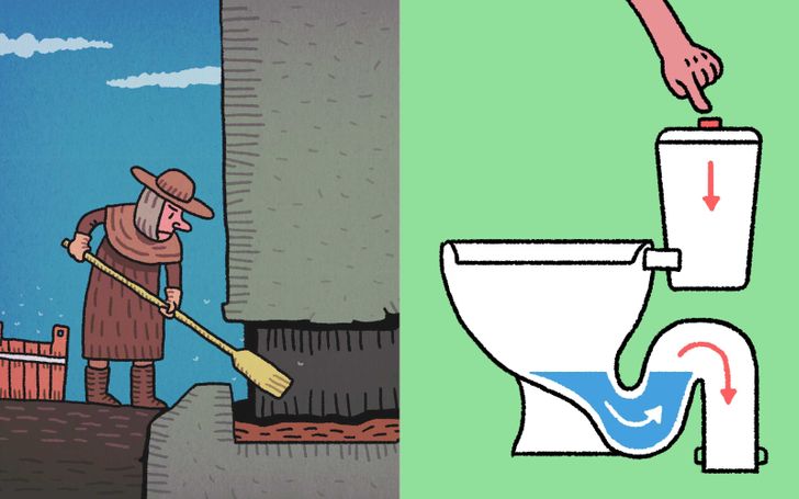 10 sự thật rùng rợn về cách người xưa tắm rửa và đi toilet khiến chúng ta phải thầm cảm ơn mình đã sinh ra trong thời đại này - Ảnh 8. 10 sự thật rùng rợn về cách người xưa tắm rửa và đi toilet khiến chúng ta phải thầm cảm ơn mình đã sinh ra trong thời đại này - Ảnh 8.