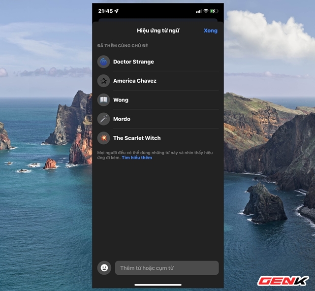 Cách kích hoạt và sử dụng giao diện Doctor Strange 2 trong Facebook Messenger - Ảnh 10. Cách kích hoạt và sử dụng giao diện Doctor Strange 2 trong Facebook Messenger - Ảnh 10.