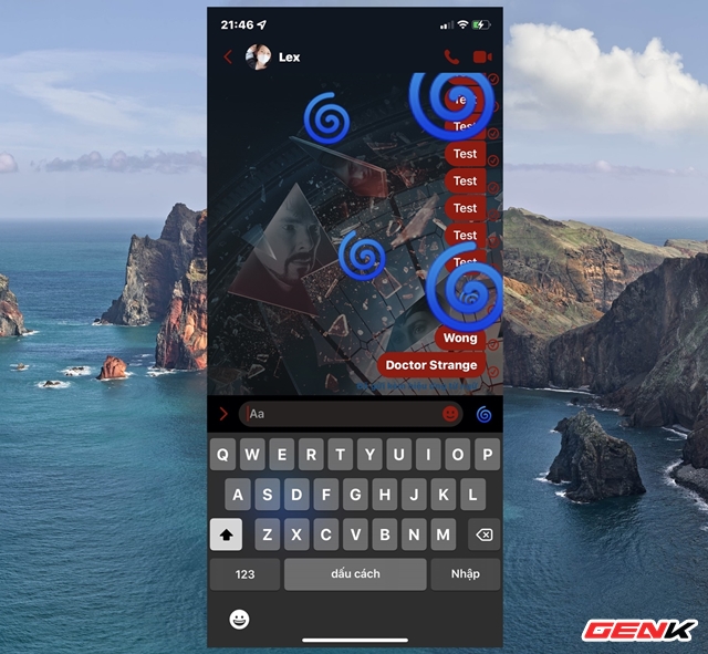 Cách kích hoạt và sử dụng giao diện Doctor Strange 2 trong Facebook Messenger - Ảnh 12. Cách kích hoạt và sử dụng giao diện Doctor Strange 2 trong Facebook Messenger - Ảnh 12.