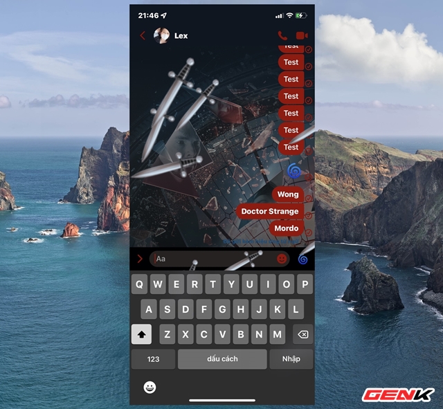 Cách kích hoạt và sử dụng giao diện Doctor Strange 2 trong Facebook Messenger - Ảnh 13. Cách kích hoạt và sử dụng giao diện Doctor Strange 2 trong Facebook Messenger - Ảnh 13.