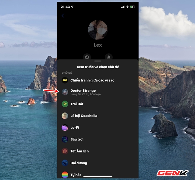 Cách kích hoạt và sử dụng giao diện Doctor Strange 2 trong Facebook Messenger - Ảnh 5. Cách kích hoạt và sử dụng giao diện Doctor Strange 2 trong Facebook Messenger - Ảnh 5.