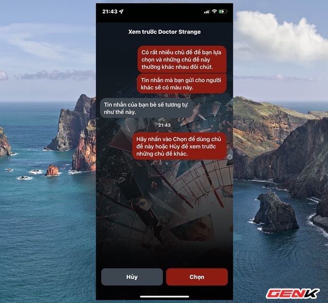 Cách kích hoạt và sử dụng giao diện Doctor Strange 2 trong Facebook Messenger - Ảnh 6. Cách kích hoạt và sử dụng giao diện Doctor Strange 2 trong Facebook Messenger - Ảnh 6.
