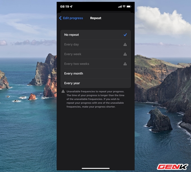 Để tr&aacute;nh qu&ecirc;n một sự kiện n&agrave;o đ&oacute; quan trọng, bạn c&oacute; thể sử dụng ứng dụng n&agrave;y tr&ecirc;n iPhone - Ảnh 8.