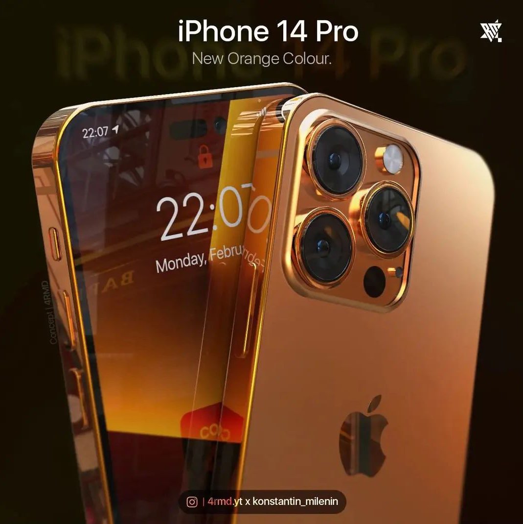 Ngắm iPhone 14 Pro phiên bản màu vàng cam, đẹp mãn nhãn từng đường nét! - Ảnh 2. Ngắm iPhone 14 Pro phiên bản màu vàng cam, đẹp mãn nhãn từng đường nét! - Ảnh 2.