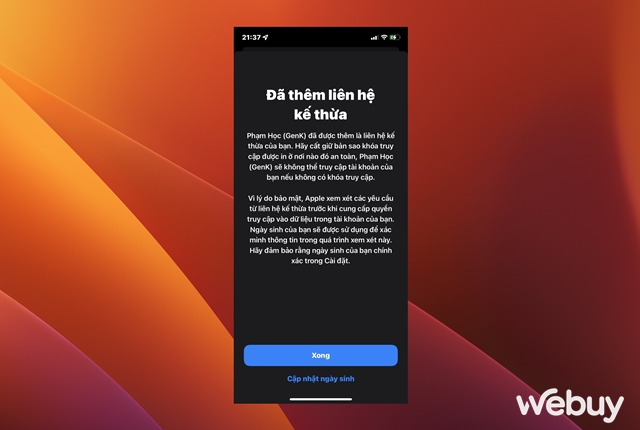 Kể từ phi&ecirc;n bản iOS 15, Apple cập nhật th&ecirc;m t&ugrave;y chọn bảo mật iCloud kh&aacute; quan trọng m&agrave; bạn n&ecirc;n sử dụng - Ảnh 7.