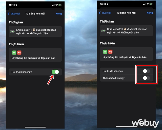 Cách “ép” Siri đọc lượng phần trăm pin mỗi khi sạc hoặc rút sạc pin - Ảnh 8. Cách “ép” Siri đọc lượng phần trăm pin mỗi khi sạc hoặc rút sạc pin - Ảnh 8.