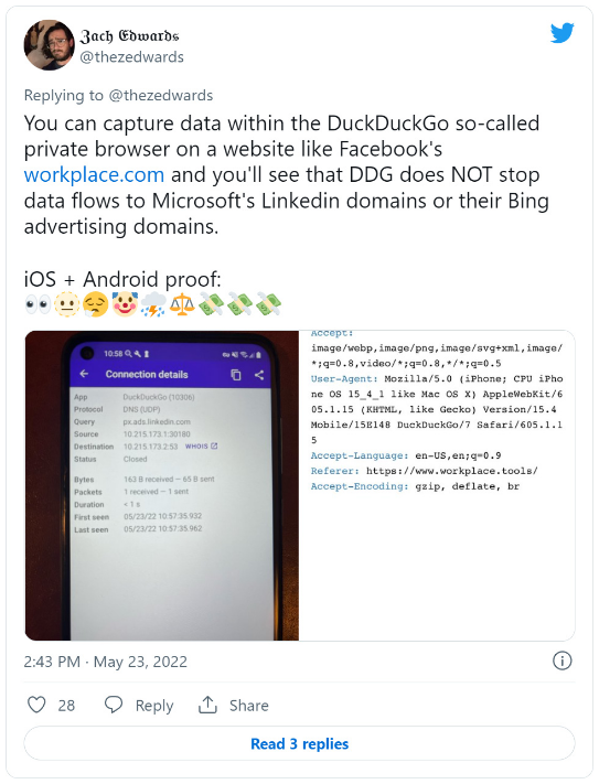 Nổi tiếng vì bảo vệ quyền riêng tư, hóa ra chính trình duyệt của DuckDuckGo lại cho phép Microsoft theo dõi người dùng - Ảnh 1. Nổi tiếng vì bảo vệ quyền riêng tư, hóa ra chính trình duyệt của DuckDuckGo lại cho phép Microsoft theo dõi người dùng - Ảnh 1.