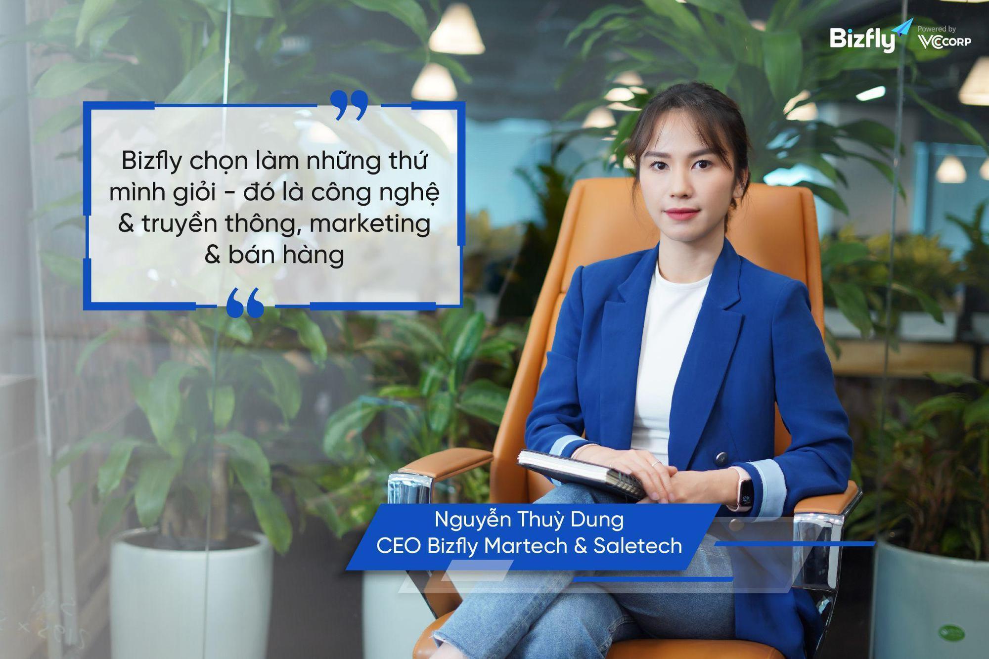 CEO Bizfly Nguyễn Thùy Dung: “Muốn thoát lỗ, trụ lại được trên thị trường, doanh nghiệp phải nhanh chóng chuyển đổi số thành công” - Ảnh 1. CEO Bizfly Nguyễn Thùy Dung: “Muốn thoát lỗ, trụ lại được trên thị trường, doanh nghiệp phải nhanh chóng chuyển đổi số thành công” - Ảnh 1.
