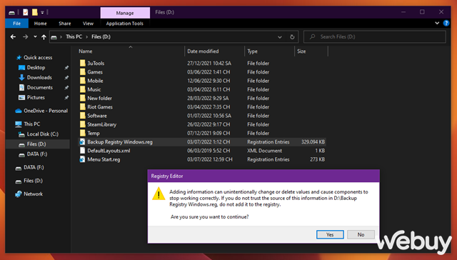 Cách sao lưu và khôi phục ứng dụng, cũng như cài đặt trong Windows 10 mà không cần phần mềm - Ảnh 13. Cách sao lưu và khôi phục ứng dụng, cũng như cài đặt trong Windows 10 mà không cần phần mềm - Ảnh 13.
