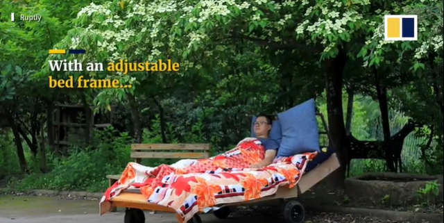 Không thể “vượt lười” mỗi sáng, người đàn ông bèn thiết kế xe giường” có thể ngả lưng ở mọi nơi, mọi lúc - Ảnh 5. Không thể “vượt lười” mỗi sáng, người đàn ông bèn thiết kế xe giường” có thể ngả lưng ở mọi nơi, mọi lúc - Ảnh 5.