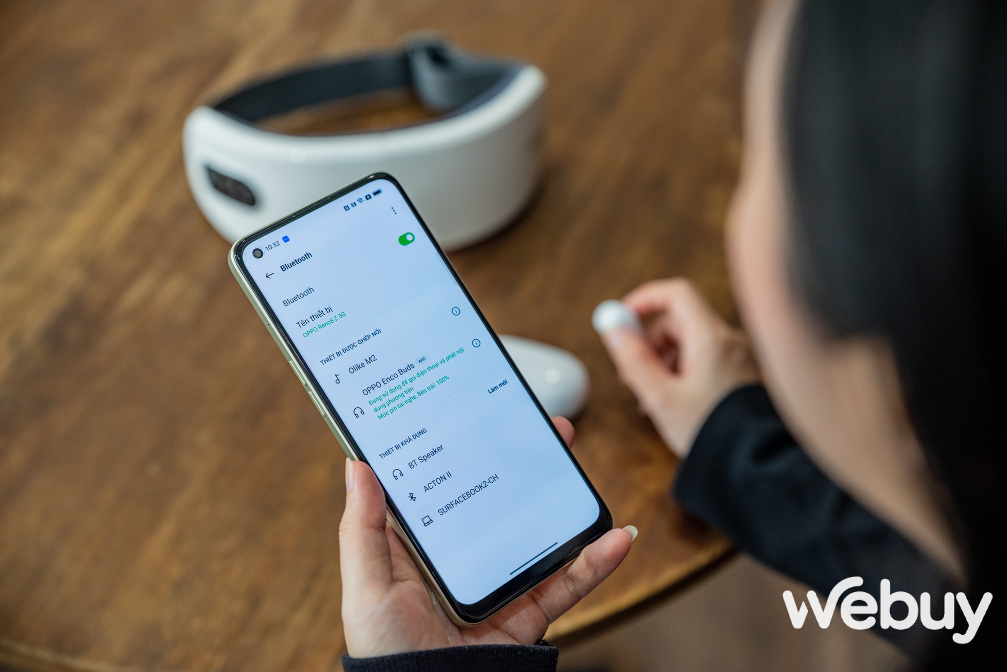 Đây là bộ quà tặng vừa hiện đại vừa ý nghĩa khi bạn đặt trước OPPO Reno8: máy massage mắt và tai nghe Enco - Ảnh 7. Đây là bộ quà tặng vừa hiện đại vừa ý nghĩa khi bạn đặt trước OPPO Reno8: máy massage mắt và tai nghe Enco - Ảnh 7.