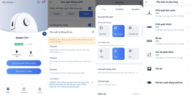 Ecovacs Deebot T10: Lau rung, hút khỏe, tự dọn rác, tích hợp trợ lý ảo và camera an ninh quá xịn - Ảnh 8. Ecovacs Deebot T10: Lau rung, hút khỏe, tự dọn rác, tích hợp trợ lý ảo và camera an ninh quá xịn - Ảnh 8.