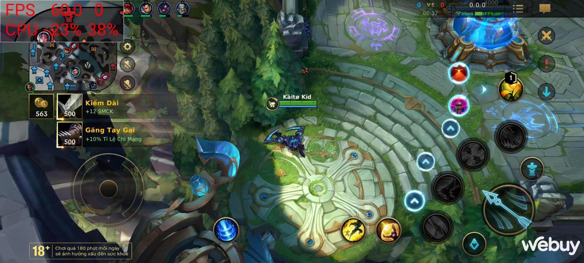 Đ&aacute;nh gi&aacute; hiệu năng chơi game OPPO Reno 8 5G: - Ảnh 8.