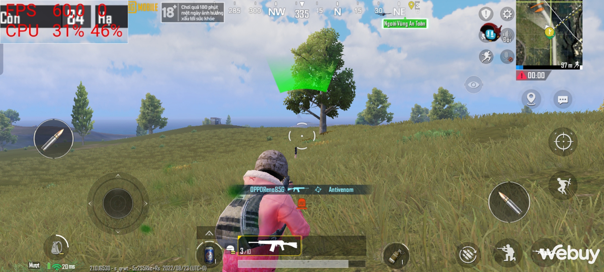 Đ&aacute;nh gi&aacute; hiệu năng chơi game OPPO Reno 8 5G: - Ảnh 14.