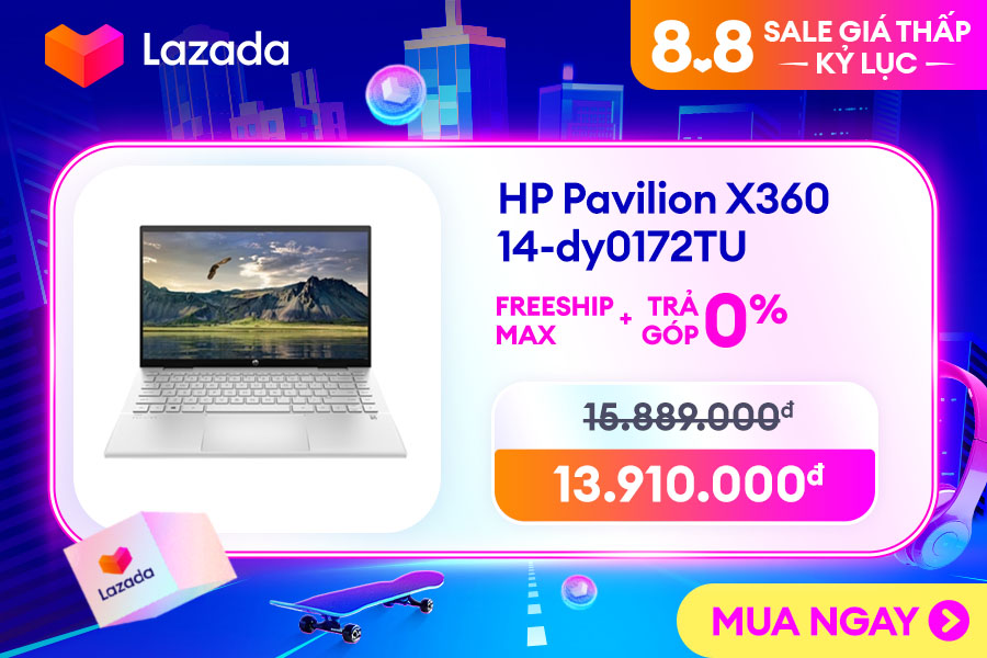 Ngày nhập học gần kề mà laptop thì chưa có, đừng lo khi Lazada “Sale gấp bội 8.8” đang giảm đậm cho sinh viên tha hồ lựa chọn - Ảnh 4. Ngày nhập học gần kề mà laptop thì chưa có, đừng lo khi Lazada “Sale gấp bội 8.8” đang giảm đậm cho sinh viên tha hồ lựa chọn - Ảnh 4.