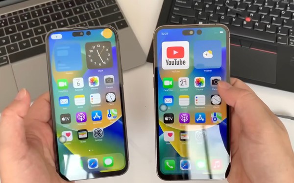 iPhone 14 Pro chưa ra mắt đã có hàng nhái: màn hình dạng đục lỗ nhưng chạy hệ điều hành Android - Ảnh 1. iPhone 14 Pro chưa ra mắt đã có hàng nhái: màn hình dạng đục lỗ nhưng chạy hệ điều hành Android - Ảnh 1.