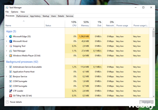 05 việc làm có thể đã vô tình làm gây chậm máy tính Windows 10 của bạn - Ảnh 4. 05 việc làm có thể đã vô tình làm gây chậm máy tính Windows 10 của bạn - Ảnh 4.