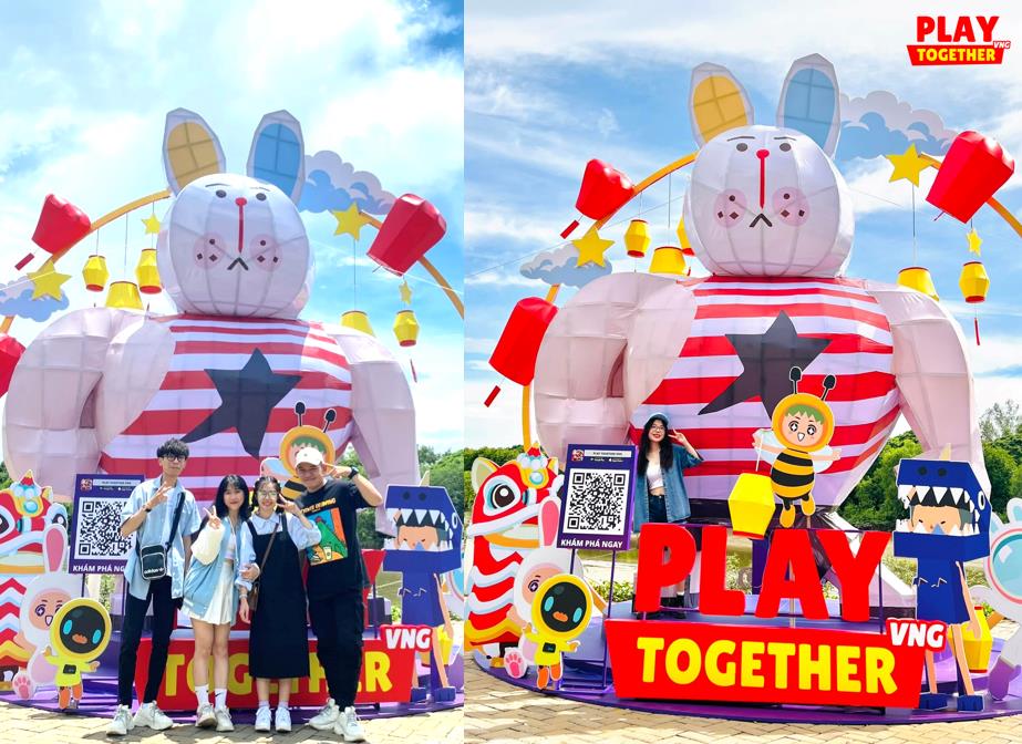 Giới trẻ đua nhau chụp hình với lồng đèn siêu to khổng lồ mới toanh tại Cresent Mall - Ảnh 2. Giới trẻ đua nhau chụp hình với lồng đèn siêu to khổng lồ mới toanh tại Cresent Mall - Ảnh 2.