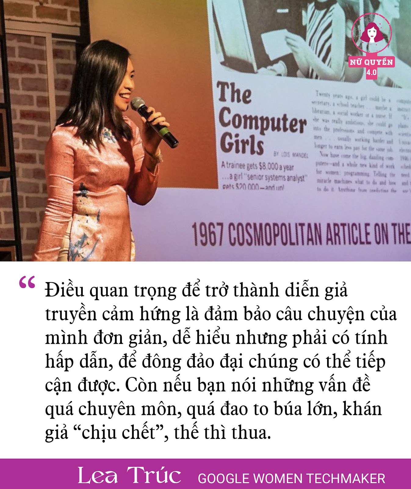 Đại sứ nữ nhân công nghệ đầu tiên của Google tại VN: “Đưa Việt Nam lên bản đồ nữ nhân công nghệ thế giới, để phụ nữ tỏa sáng trên vũ đài lập trình” - Ảnh 6. Đại sứ nữ nhân công nghệ đầu tiên của Google tại VN: “Đưa Việt Nam lên bản đồ nữ nhân công nghệ thế giới, để phụ nữ tỏa sáng trên vũ đài lập trình” - Ảnh 6.