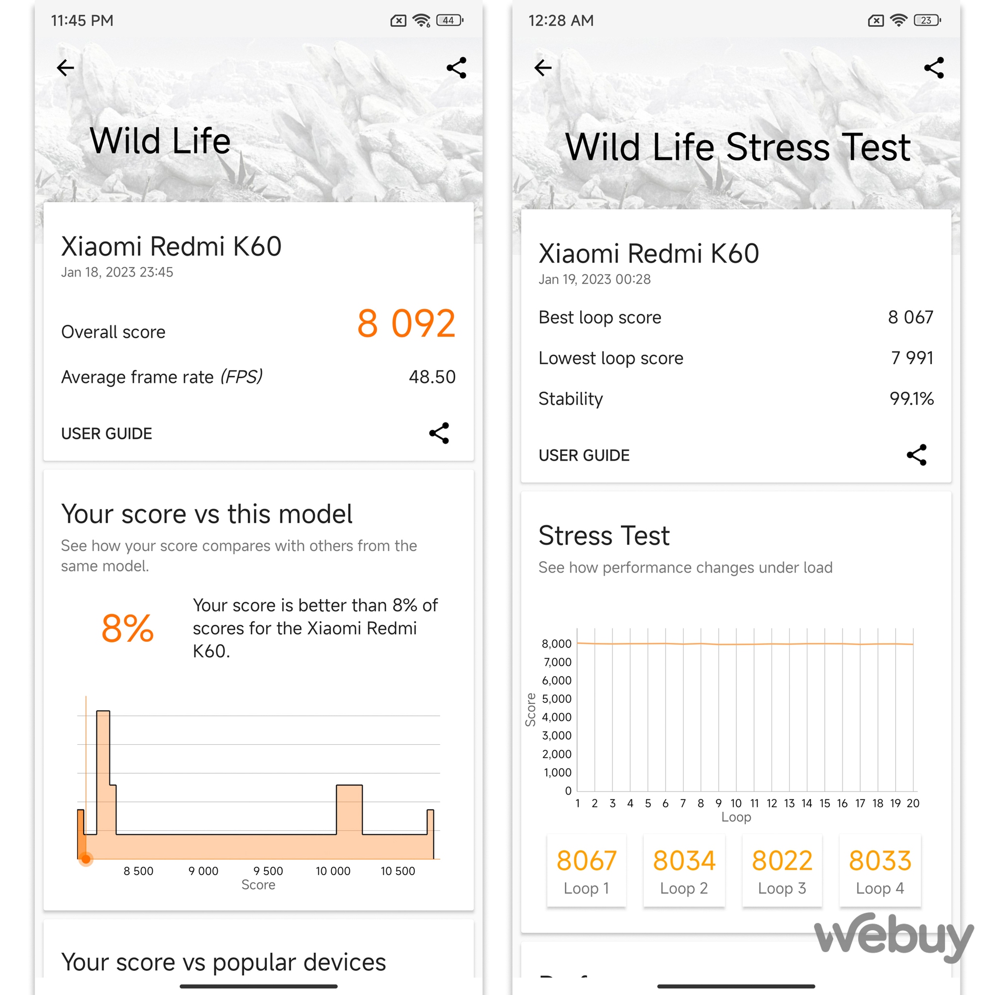 Đánh giá hiệu năng Redmi K60: Mạnh mẽ, ổn định, vô đối trong phân khúc 8 triệu đồng - Ảnh 4. Đánh giá hiệu năng Redmi K60: Mạnh mẽ, ổn định, vô đối trong phân khúc 8 triệu đồng - Ảnh 4.