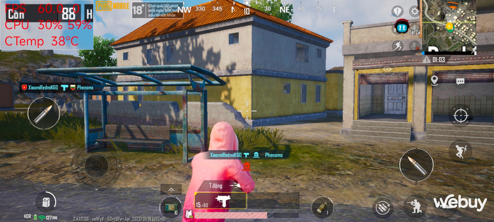 Đánh giá hiệu năng Redmi K60: Mạnh mẽ, ổn định, vô đối trong phân khúc 8 triệu đồng - Ảnh 15. Đánh giá hiệu năng Redmi K60: Mạnh mẽ, ổn định, vô đối trong phân khúc 8 triệu đồng - Ảnh 15.