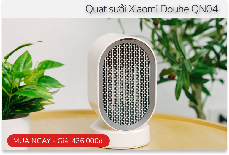 Trời trở lạnh mua dùng thử quạt sưởi gốm Xiaomi Douhe QN04 - Ảnh 9. Trời trở lạnh mua dùng thử quạt sưởi gốm Xiaomi Douhe QN04 - Ảnh 9.