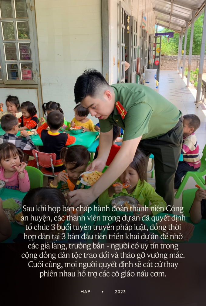 Chuyện chàng Trung úy vùng cao cùng đồng đội hỗ trợ nuôi cơm trưa cho hàng nghìn em nhỏ - Ảnh 4. Chuyện chàng Trung úy vùng cao cùng đồng đội hỗ trợ nuôi cơm trưa cho hàng nghìn em nhỏ - Ảnh 4.