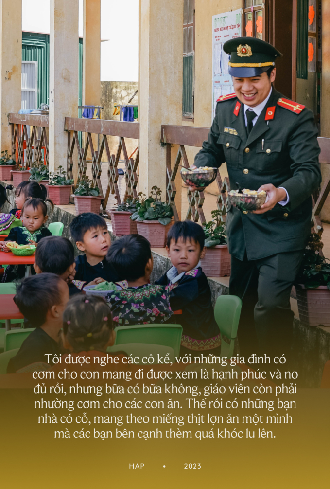 Chuyện chàng Trung úy vùng cao cùng đồng đội hỗ trợ nuôi cơm trưa cho hàng nghìn em nhỏ - Ảnh 2. Chuyện chàng Trung úy vùng cao cùng đồng đội hỗ trợ nuôi cơm trưa cho hàng nghìn em nhỏ - Ảnh 2.