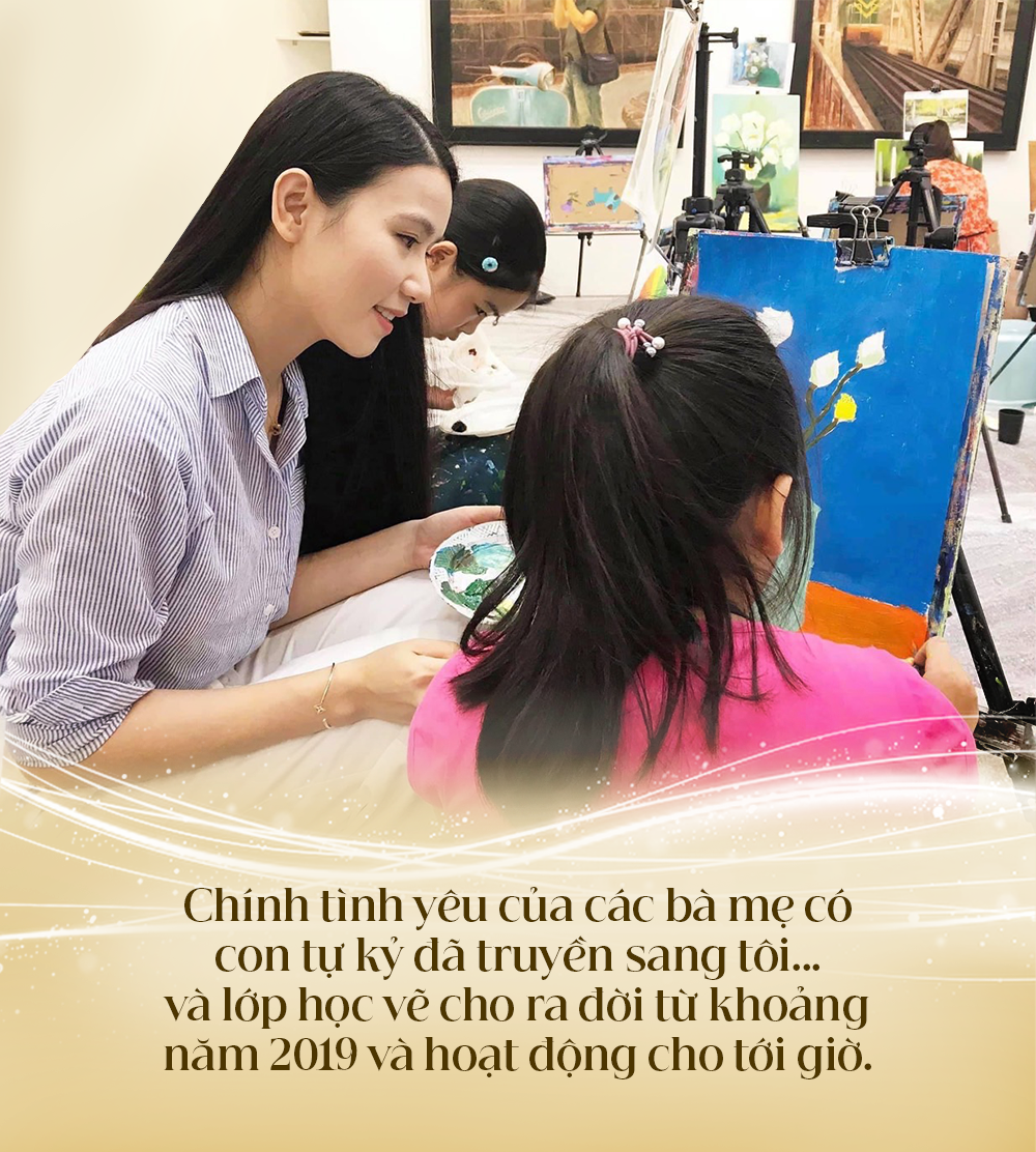 Diễn viên Lương Giang: Hơn 4 năm dạy vẽ cho trẻ tự kỷ, từ chối tài trợ vì sợ bị trục lợi và mơ ước về Câu lạc bộ họa sĩ tự kỷ - Ảnh 3. Diễn viên Lương Giang: Hơn 4 năm dạy vẽ cho trẻ tự kỷ, từ chối tài trợ vì sợ bị trục lợi và mơ ước về Câu lạc bộ họa sĩ tự kỷ - Ảnh 3.