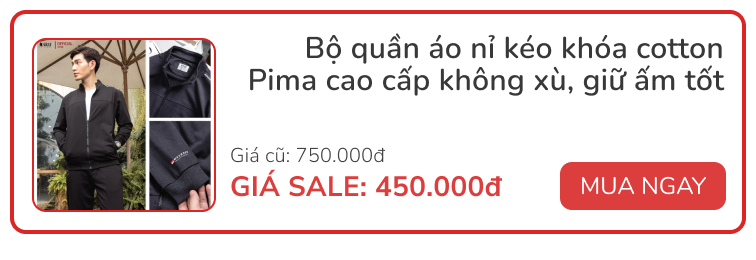 10 bộ đồ thể thao đáng mua nhất dịp giao mùa, đang sale đậm giá chỉ từ 139.000 đồng - Ảnh 3. 10 bộ đồ thể thao đáng mua nhất dịp giao mùa, đang sale đậm giá chỉ từ 139.000 đồng - Ảnh 3.
