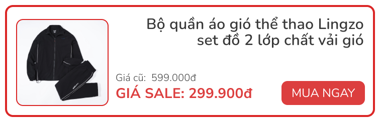 10 bộ đồ thể thao đáng mua nhất dịp giao mùa, đang sale đậm giá chỉ từ 139.000 đồng - Ảnh 4. 10 bộ đồ thể thao đáng mua nhất dịp giao mùa, đang sale đậm giá chỉ từ 139.000 đồng - Ảnh 4.