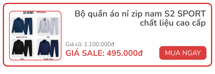 10 bộ đồ thể thao đáng mua nhất dịp giao mùa, đang sale đậm giá chỉ từ 139.000 đồng - Ảnh 8. 10 bộ đồ thể thao đáng mua nhất dịp giao mùa, đang sale đậm giá chỉ từ 139.000 đồng - Ảnh 8.