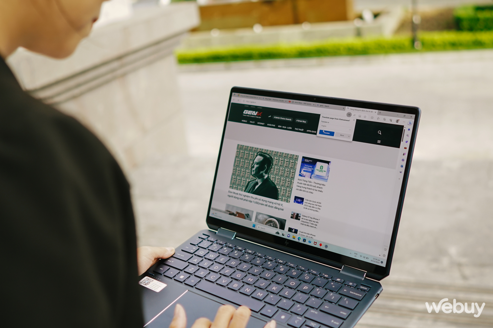 Trên tay HP Spectre X360: Máy tính doanh nhân với thiết kế có điểm nhấn - Ảnh 2. Trên tay HP Spectre X360: Máy tính doanh nhân với thiết kế có điểm nhấn - Ảnh 2.