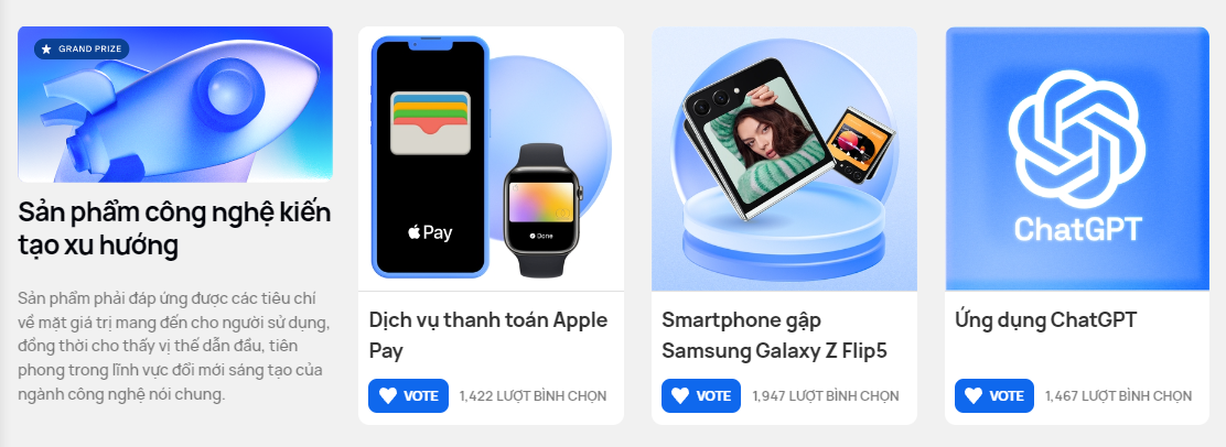 Giữa Galaxy Z Flip5, Chat GPT và Apple Pay, đâu là 'Sản phẩm công nghệ kiến tạo xu hướng'? - Ảnh 2. Giữa Galaxy Z Flip5, Chat GPT và Apple Pay, đâu là 'Sản phẩm công nghệ kiến tạo xu hướng'? - Ảnh 2.
