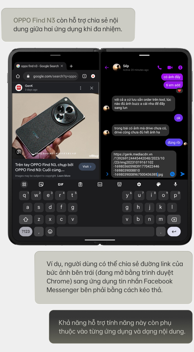 Đ&aacute;nh gi&aacute; OPPO Find N3: Ti&ecirc;u chuẩn mới của điện thoại m&agrave;n h&igrave;nh gập - Ảnh 20.