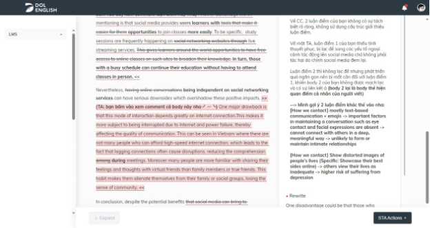 Khám phá điểm vượt trội trong công nghệ dạy và học IELTS tích hợp AI của DOL English - Ảnh 2. Khám phá điểm vượt trội trong công nghệ dạy và học IELTS tích hợp AI của DOL English - Ảnh 2.