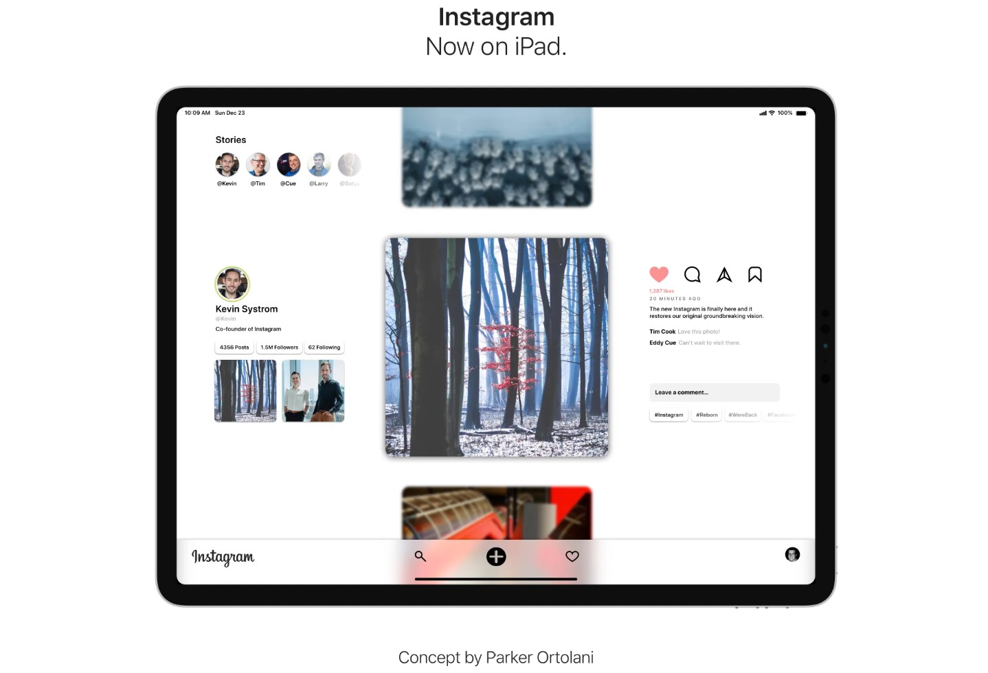 Ý tưởng giao diện Instagram trên iPad.jpg Ý tưởng giao diện Instagram trên iPad.jpg