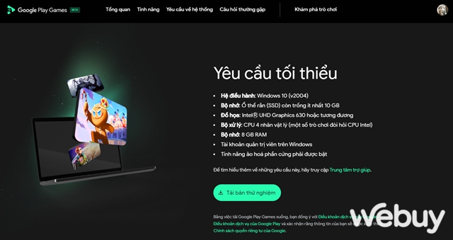 Với sản phẩm "ch&iacute;nh chủ" từ Google, bạn đ&atilde; c&oacute; thể trải nghiệm c&aacute;c tựa game Android ngay tr&ecirc;n PC của m&igrave;nh- Ảnh 4.