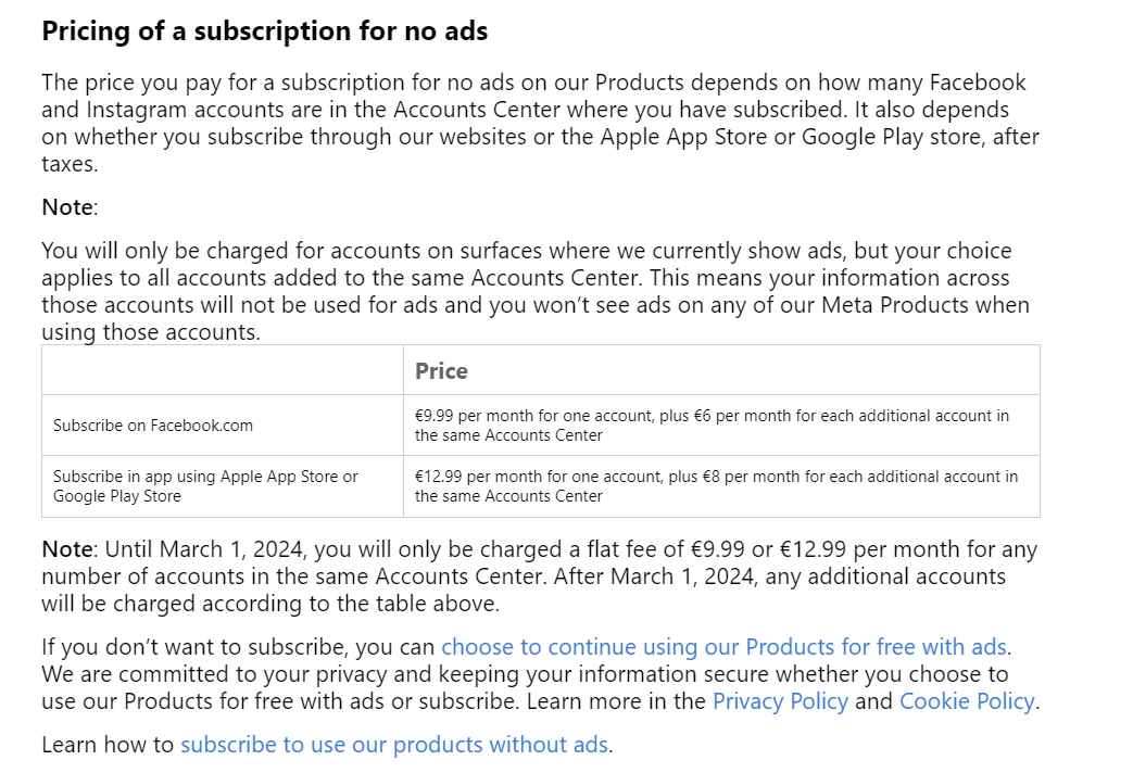 Điều gì xảy ra khi bạn trả phí để không phải xem quảng cáo trên Facebook và Instagram?- Ảnh 1. Điều gì xảy ra khi bạn trả phí để không phải xem quảng cáo trên Facebook và Instagram?- Ảnh 1.