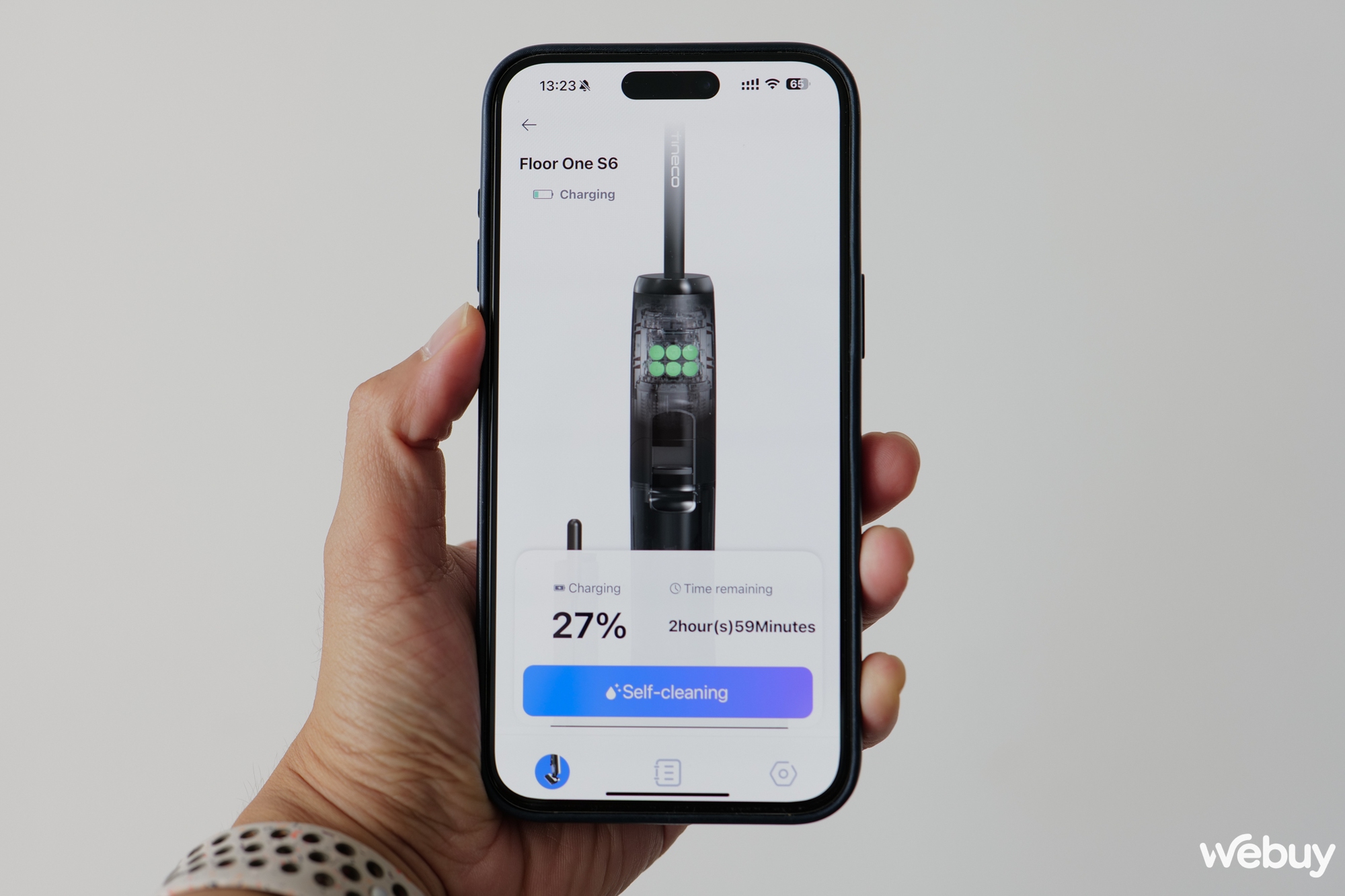 Trải nghiệm Tineco Floor One S6: Vừa lau vừa hút, dọn sạch cả vết cà phê đổ, tự giặt con lăn và phát hiện độ bẩn- Ảnh 23. Trải nghiệm Tineco Floor One S6: Vừa lau vừa hút, dọn sạch cả vết cà phê đổ, tự giặt con lăn và phát hiện độ bẩn- Ảnh 23.