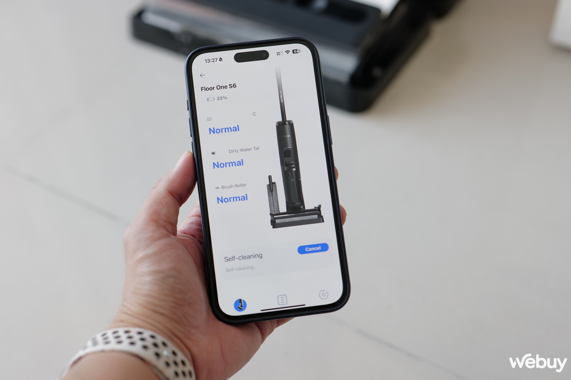 Trải nghiệm Tineco Floor One S6: Vừa lau vừa hút, dọn sạch cả vết cà phê đổ, tự giặt con lăn và phát hiện độ bẩn- Ảnh 25. Trải nghiệm Tineco Floor One S6: Vừa lau vừa hút, dọn sạch cả vết cà phê đổ, tự giặt con lăn và phát hiện độ bẩn- Ảnh 25.