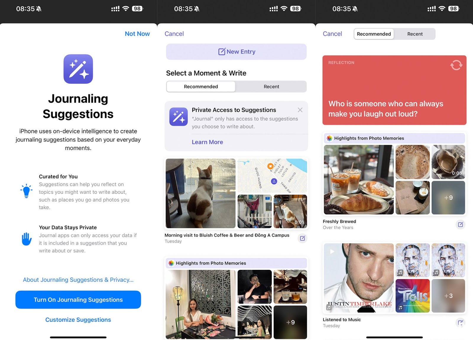 Apple ra mắt ứng dụng Journal: Kh&ocirc;ng chỉ l&agrave; nhật k&yacute;, m&agrave; c&ograve;n l&agrave; nơi ch&uacute;ng ta t&igrave;m về k&yacute; ức của m&igrave;nh- Ảnh 3.