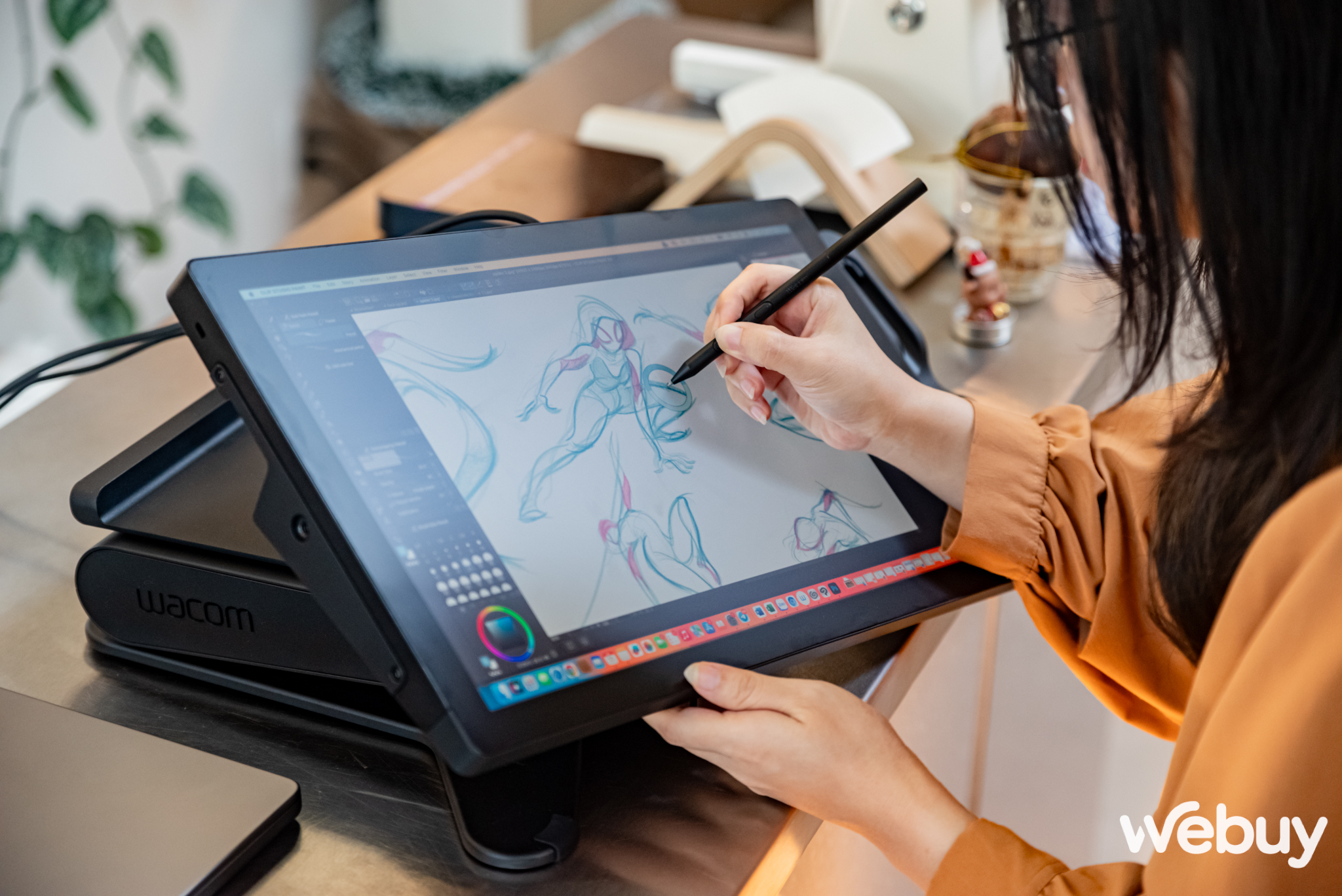 Cận cảnh bảng vẽ Wacom Cintiq Pro 17, bộ c&ocirc;ng cụ m&agrave; d&acirc;n s&aacute;ng tạo, thiết kế đồ hoạ &ldquo;chỉ biết ước&rdquo;- Ảnh 30.