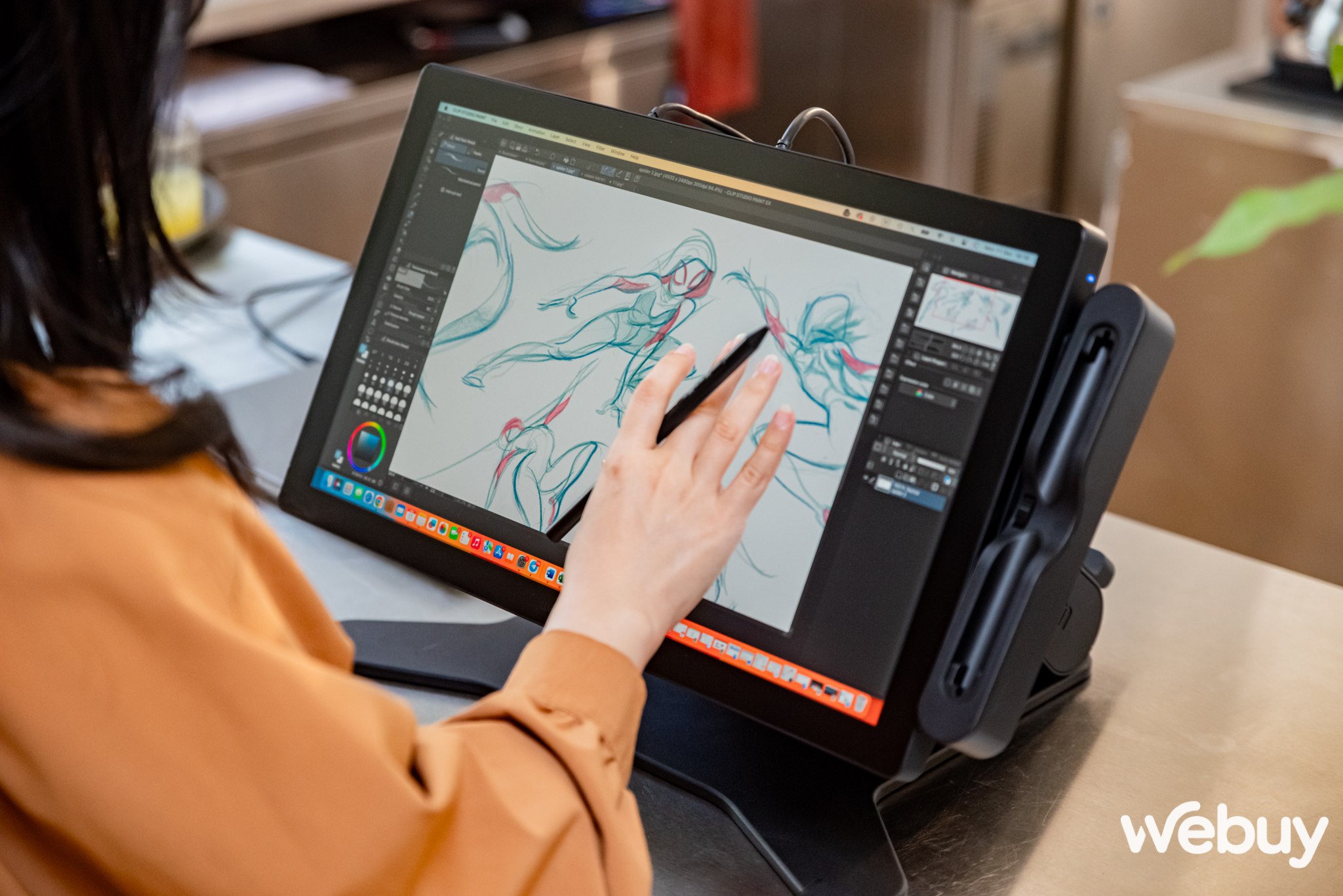 Cận cảnh bảng vẽ Wacom Cintiq Pro 17, bộ c&ocirc;ng cụ m&agrave; d&acirc;n s&aacute;ng tạo, thiết kế đồ hoạ &ldquo;chỉ biết ước&rdquo;- Ảnh 20.