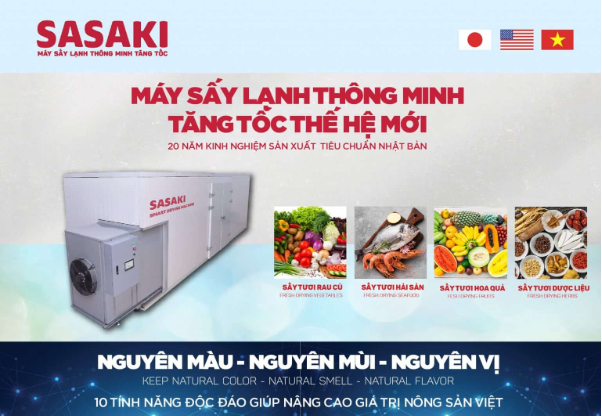 Máy sấy công nghiệp Sasaki: Hướng đi mới cho nông sản Việt- Ảnh 3. Máy sấy công nghiệp Sasaki: Hướng đi mới cho nông sản Việt- Ảnh 3.