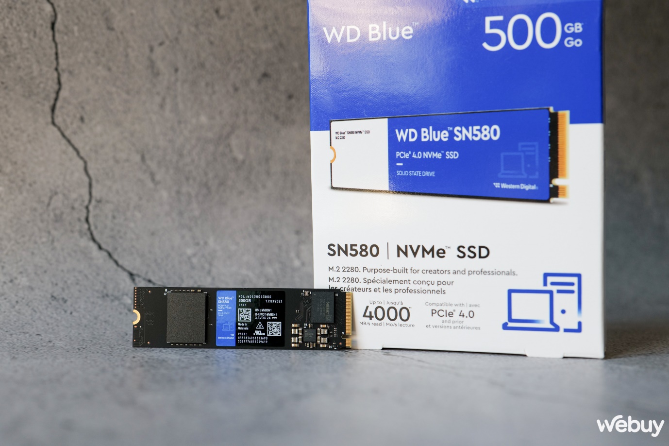 Đánh giá WD Blue SN580: NVMe giá tốt cho nhu cầu cơ bản- Ảnh 1. Đánh giá WD Blue SN580: NVMe giá tốt cho nhu cầu cơ bản- Ảnh 1.