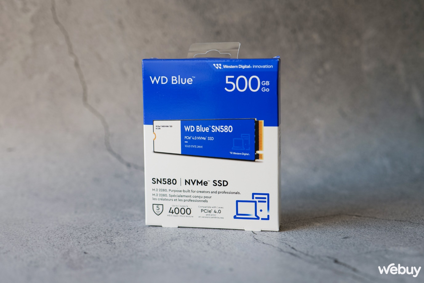Đánh giá WD Blue SN580: NVMe giá tốt cho nhu cầu cơ bản- Ảnh 2. Đánh giá WD Blue SN580: NVMe giá tốt cho nhu cầu cơ bản- Ảnh 2.