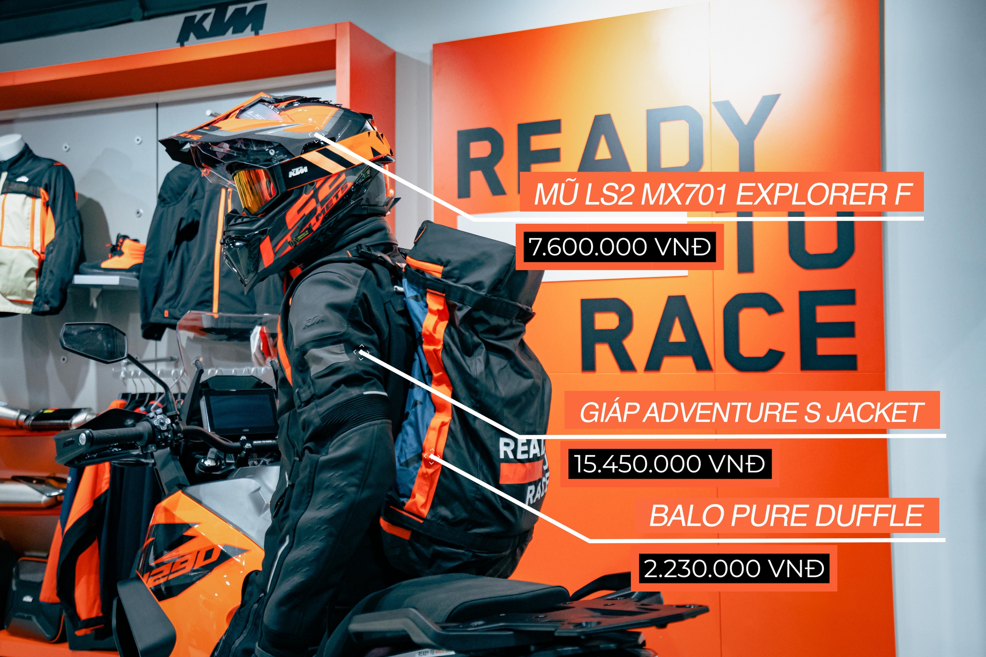 Mua mô tô tiền tỷ thôi chưa đủ, đắp lên người nguyên set đồ giá ngang SH Mode như này mới là 'fanboy' chính hiệu - Ảnh 7. Mua mô tô tiền tỷ thôi chưa đủ, đắp lên người nguyên set đồ giá ngang SH Mode như này mới là 'fanboy' chính hiệu - Ảnh 7.