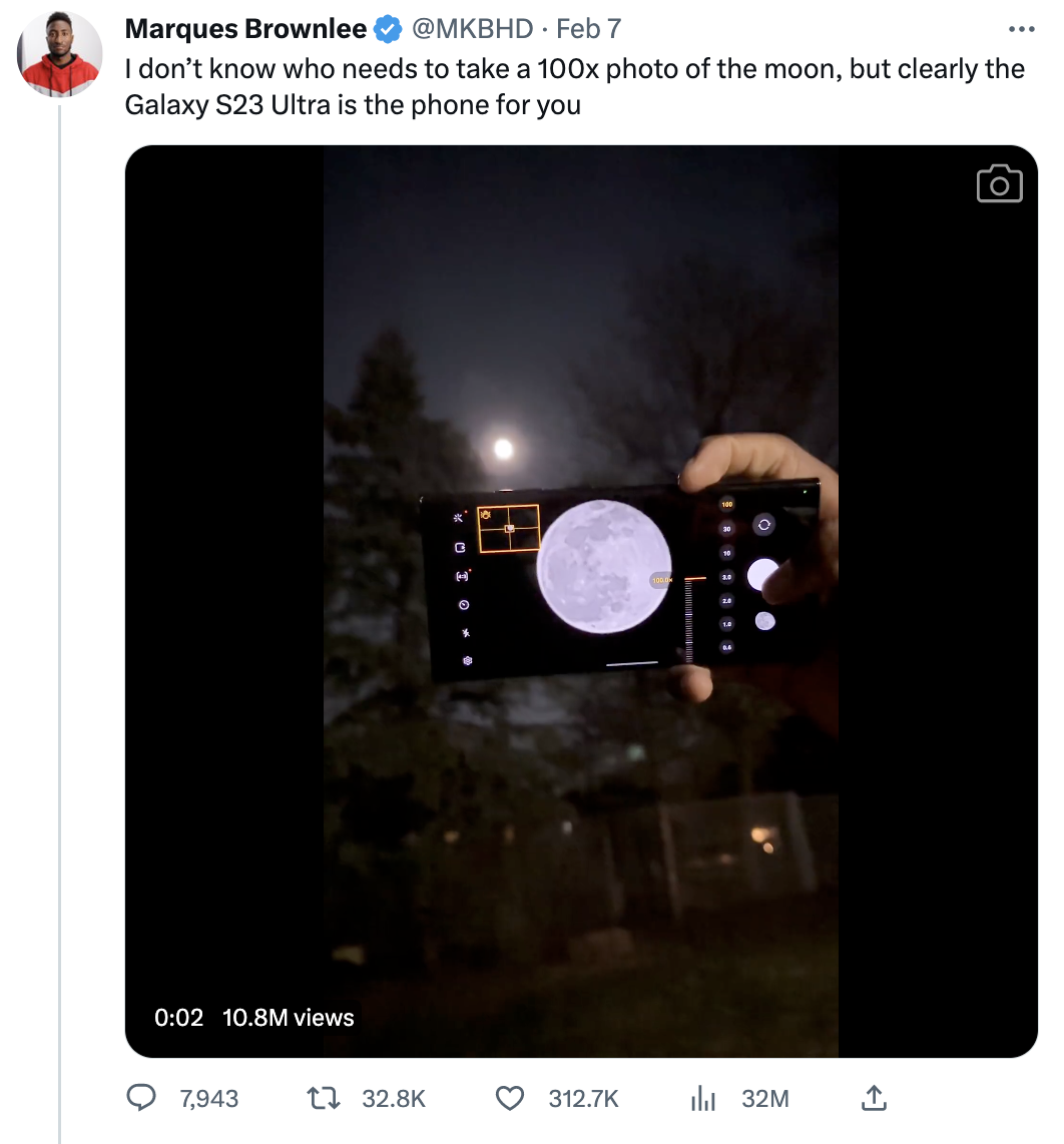 Tỷ phú Elon Musk nhập hội cùng Bill Gates, ấn tượng với khả năng nhiếp ảnh của Galaxy S23 Ultra - Ảnh 1. Tỷ phú Elon Musk nhập hội cùng Bill Gates, ấn tượng với khả năng nhiếp ảnh của Galaxy S23 Ultra - Ảnh 1.
